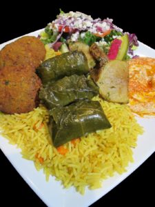 DOLMA & FALAFEL PLATTER